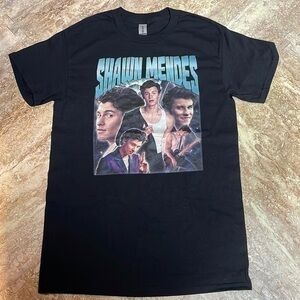Shawn Mendes women’s black T-shirt. Size S. NWOT